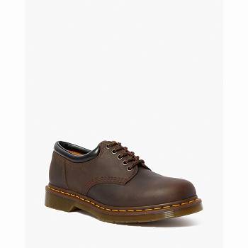 Dr Martens 8053 Crazy Horse Kožené - Hnede Casual Obuv Panske, DR0073